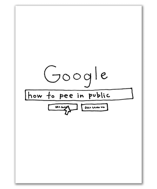 google pee in public