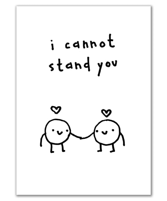 i cannot stand you